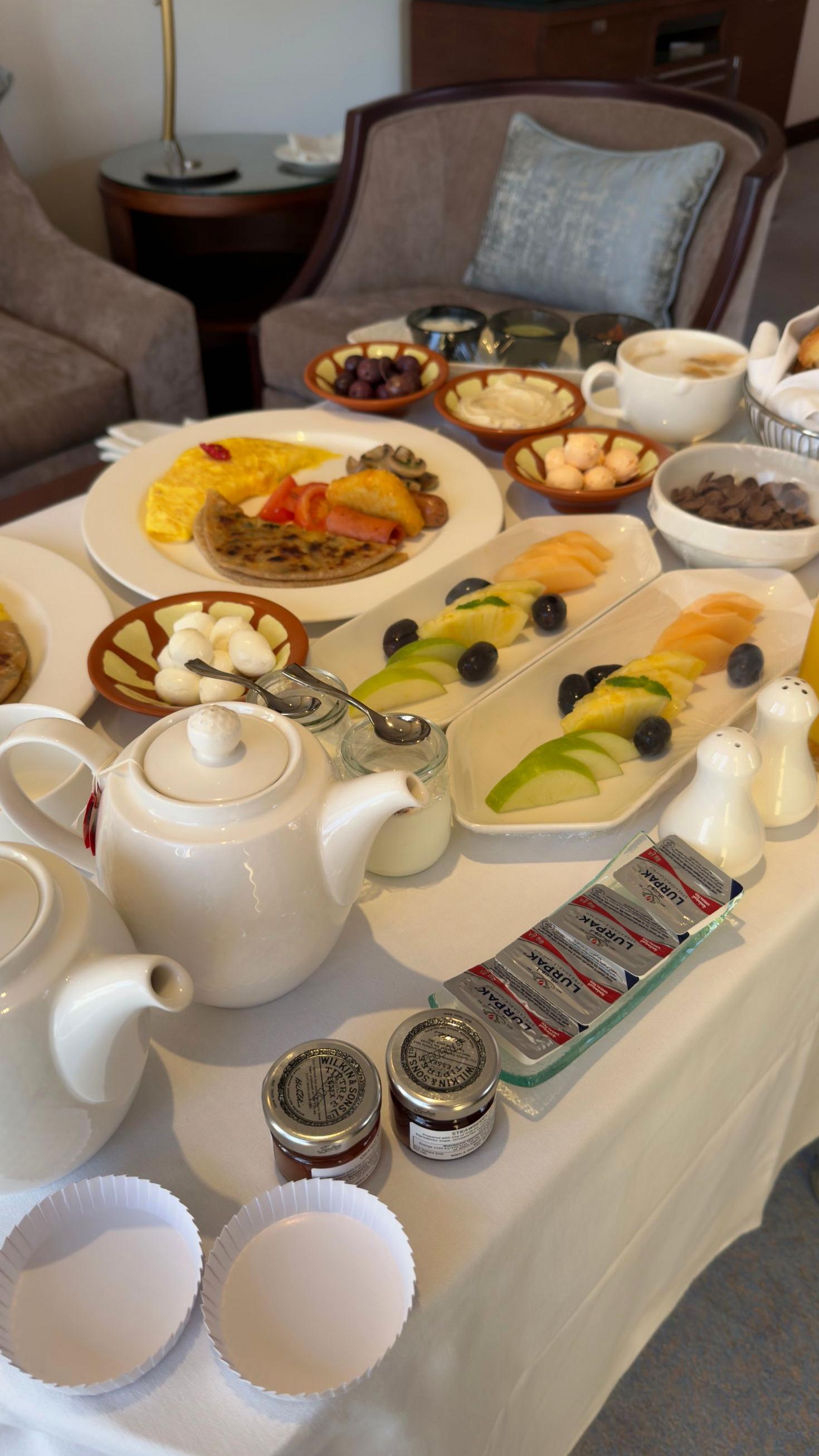 Petit-déjeuner buffet